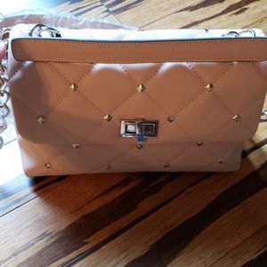 Rose' Leather Shoulder Strap Purse